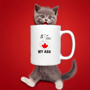 51st State my ass middle finger Mug Coffee
