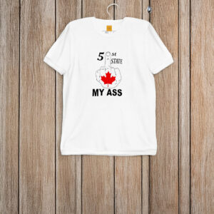 51st State my ass middle finger T-shirt