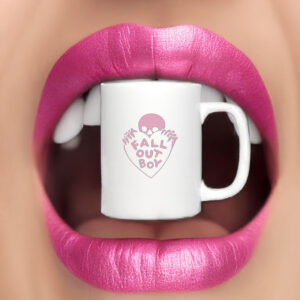 Fall Out Boy Skeleton Heart Mug 7 Fall Out Boy Skeleton Heart Mug