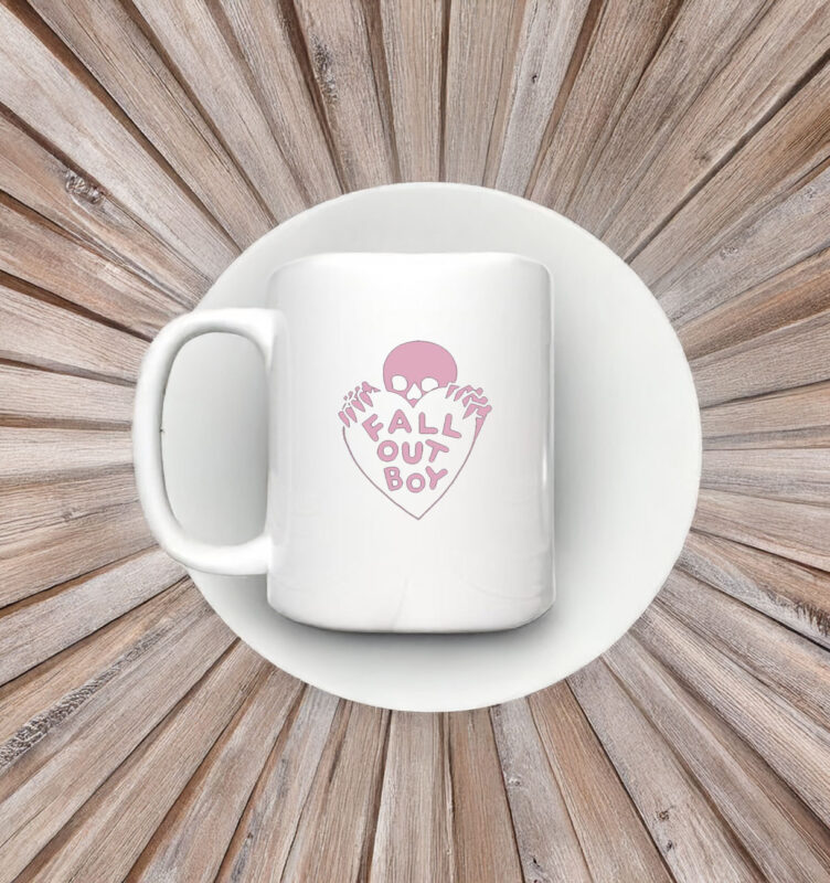 Fall Out Boy Skeleton Heart Mug 11 Fall Out Boy Skeleton Heart Mug