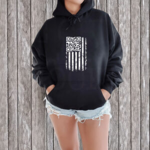 Funny QR Scan Me President Trump 45-47 Trump Dancing Code T-Shirt