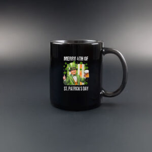 Funny Trump Leprechaun Hat Merry 4th Of St Patrick' Day Mug