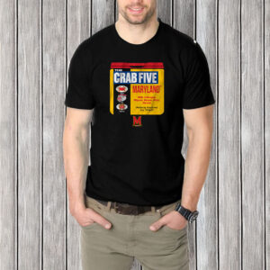 Maryland Basketball The Crab Five Old Bay Can T-Shirt 7 Maryland Basketball The Crab Five Old Bay Can T-Shirt