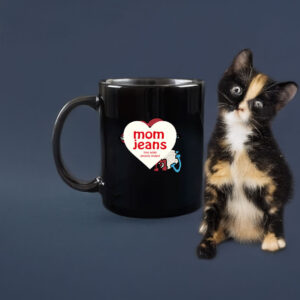 Mom Jeans Mj Braces Upcycled Mug
