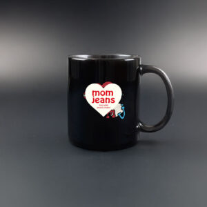 Mom Jeans Mj Braces Upcycled Mug