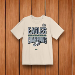 Preschool Philadelphia Eagles Super Bowl LIX Champions T-Shirt