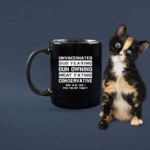 Unvaccinated God Fearing Gun Owning Meat Eating Conservative Mug 7 Unvaccinated God Fearing Gun Owning Meat Eating Conservative Mug